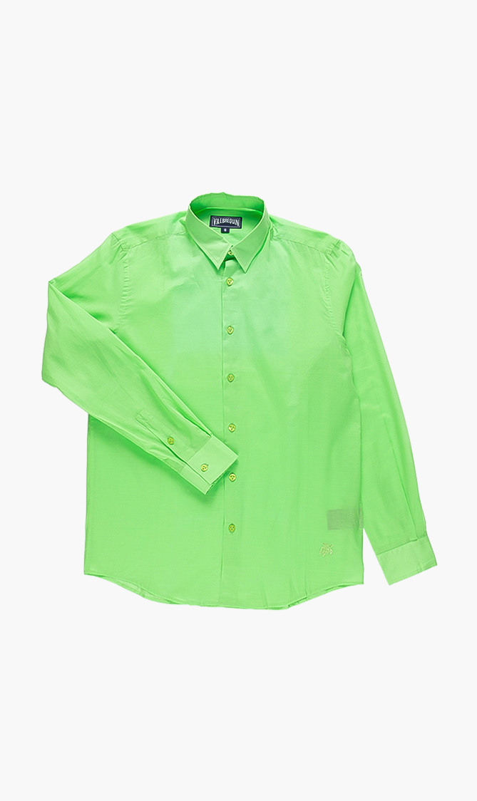 

Vilebrequin Blue Solid Shirt for Men | The Deal Outlet