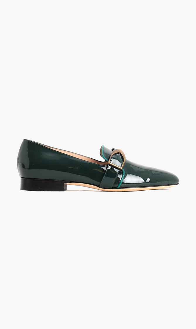 

Reby Leather Moccasin, Green