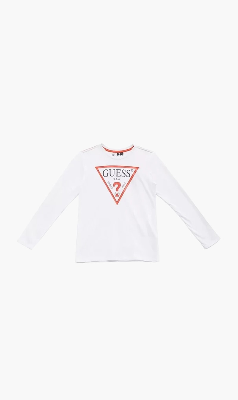 

Logo Long Sleeves Tshirt, White
