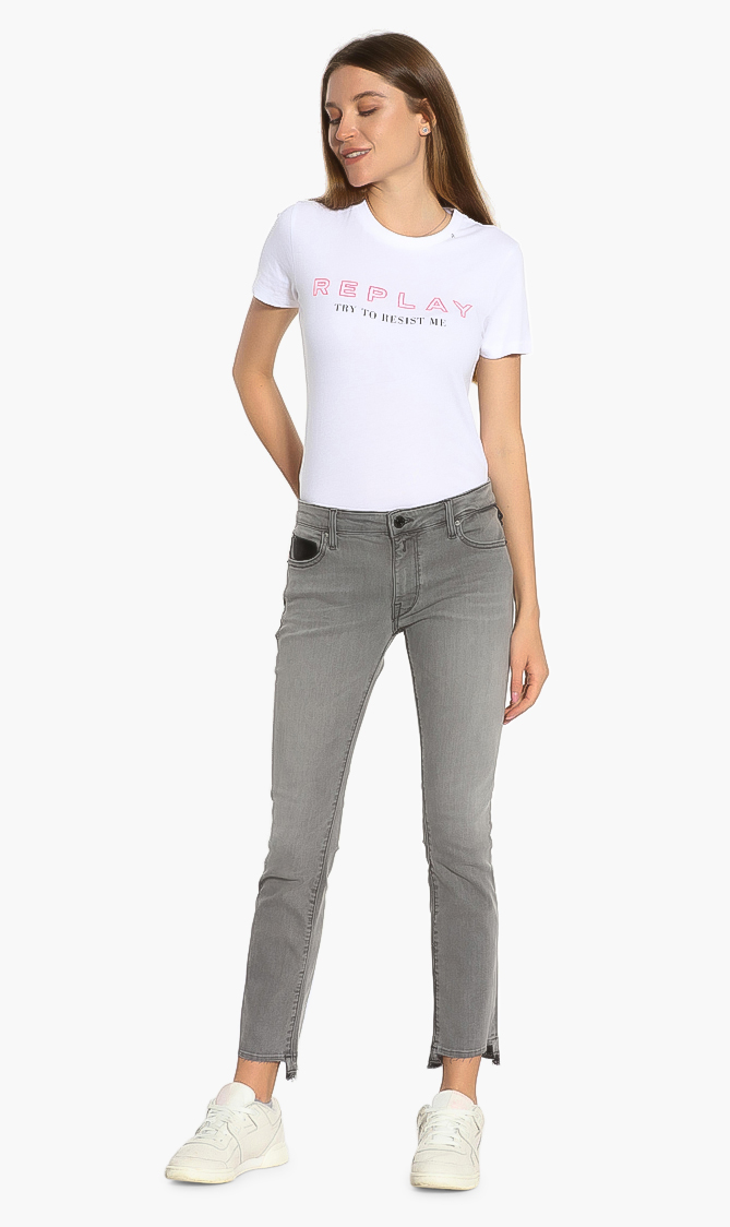 

Replay Dominiqli Power Stretch Cropped Jeans