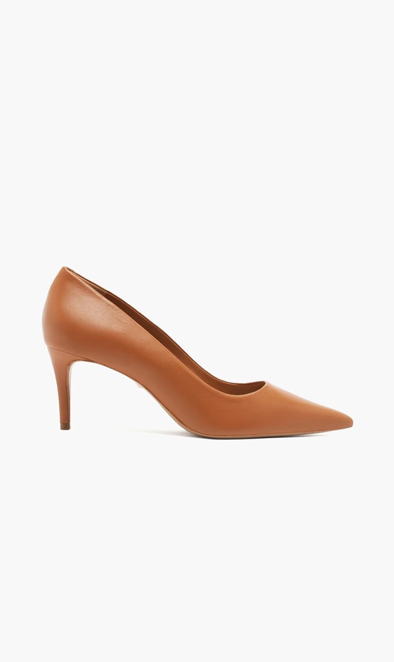 

Schutz Beige Scarpin Caramelo Pumps for Women | The Deal Outlet