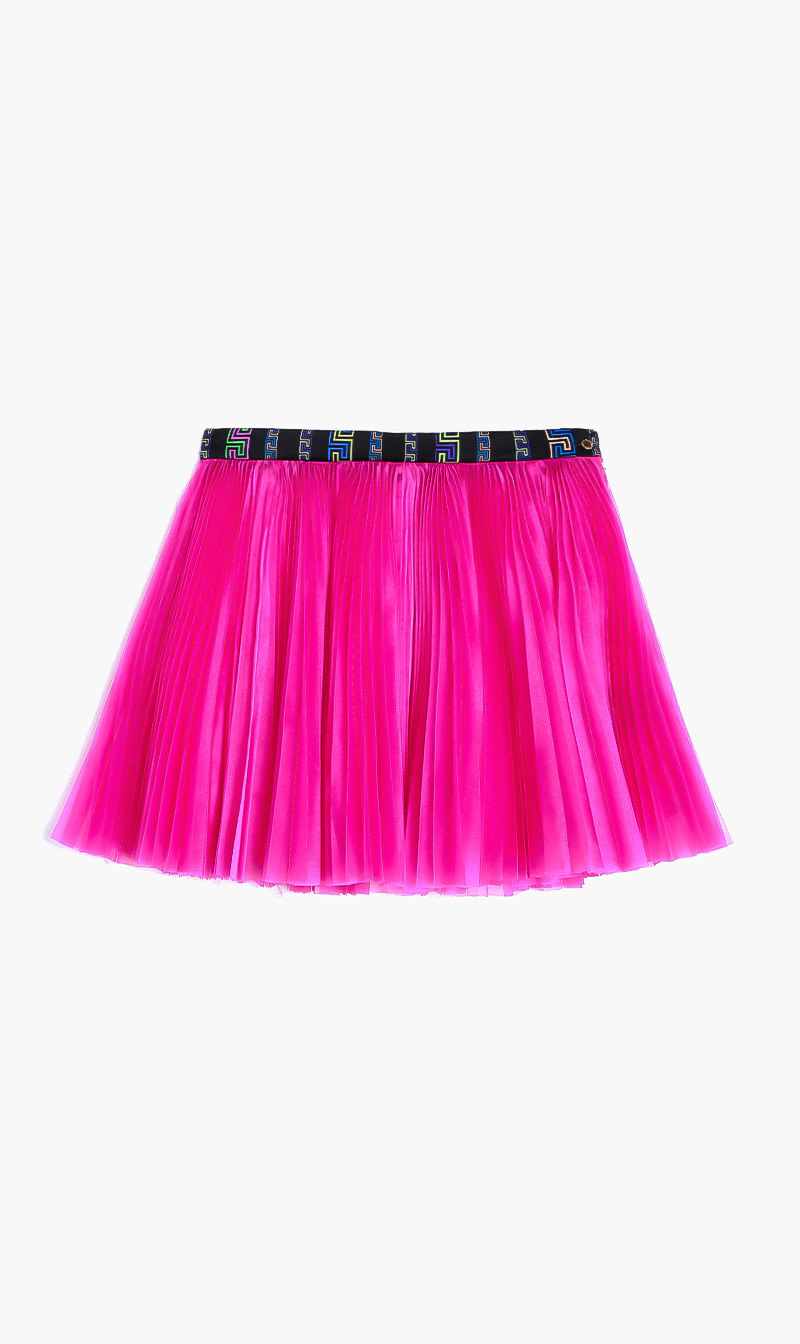 

Versace Pink Greek Key Detail Skirt for Girls | The Deal Outlet