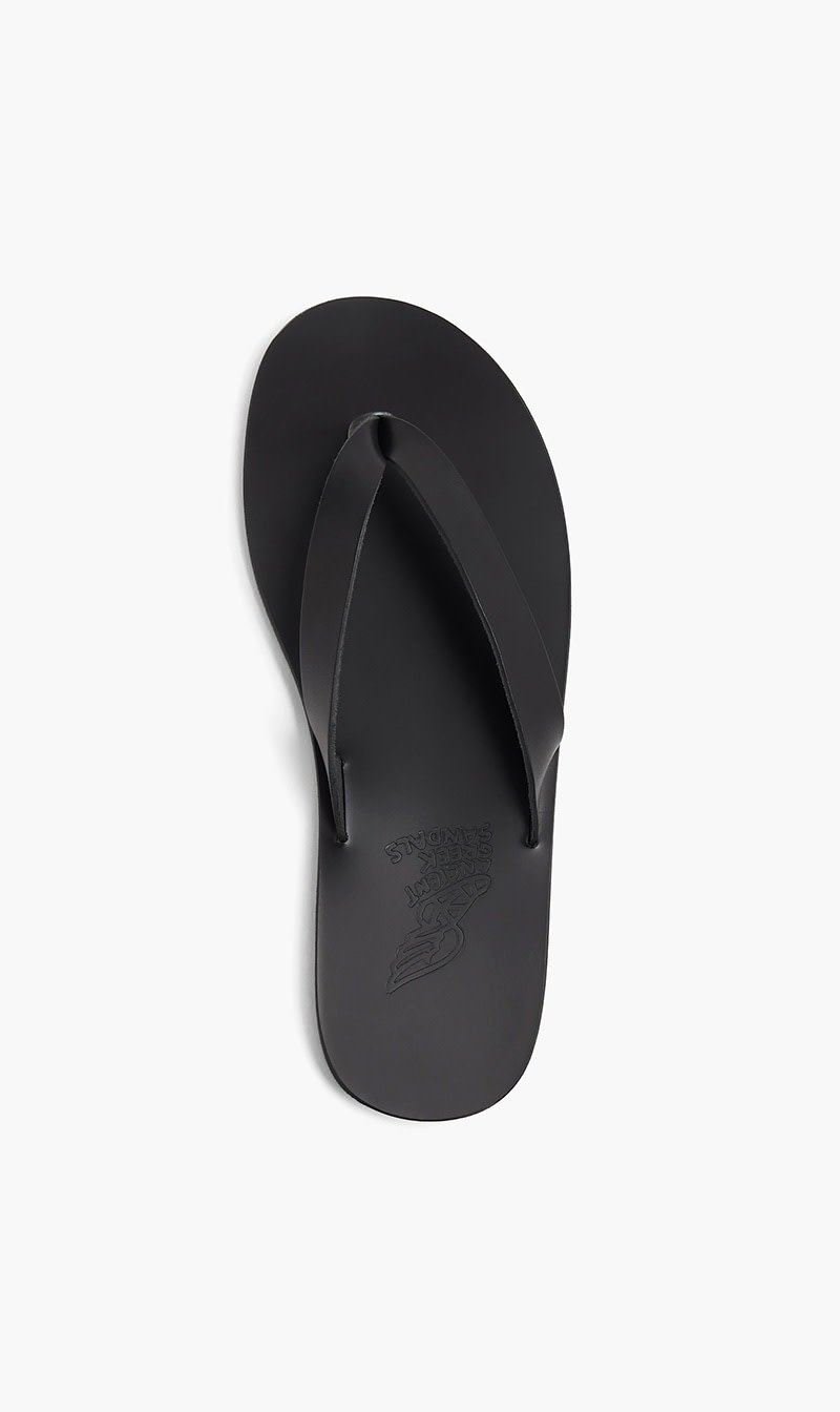 

Ancient Greek Sandals Black Men`s Flat Sandal for Men | The Deal Outlet