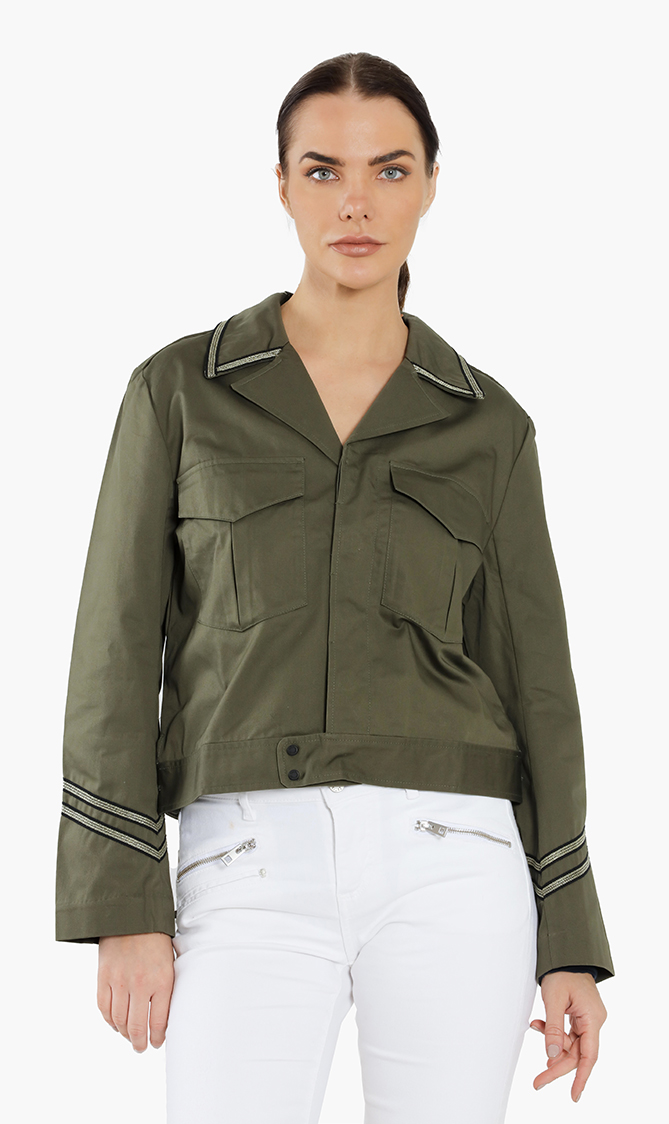

Zadig & Voltaire Kalen Military Jacket