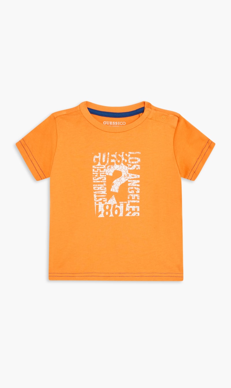 

Guess Orange Organic Cotton T-shirt for Boys | The Deal Outlet