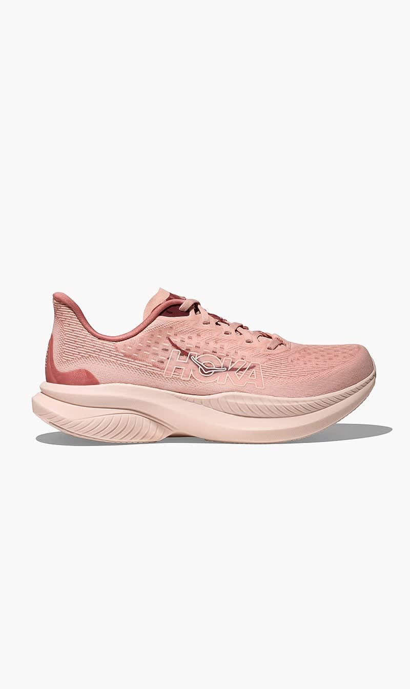 Pink Hoka Black Mach 6 Running Shoes for Women