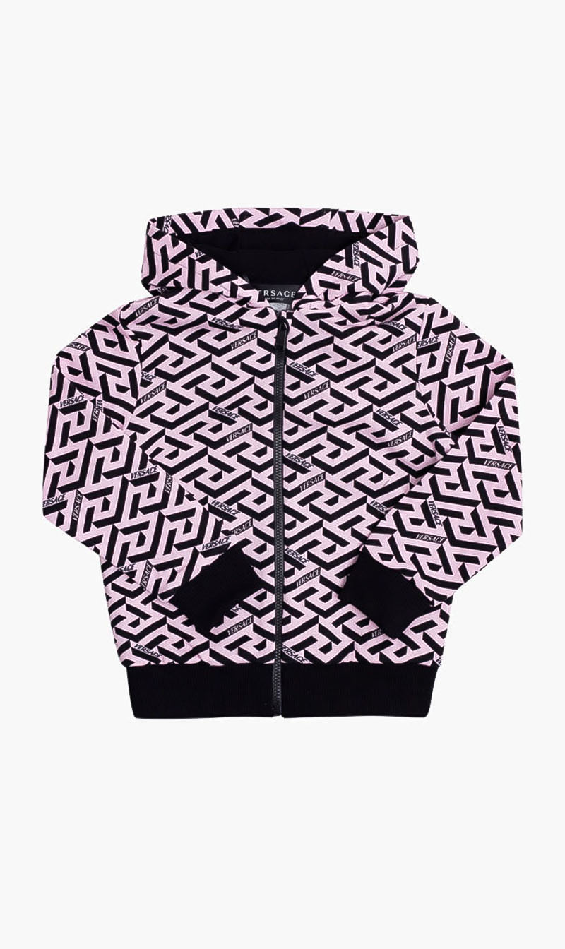 

Versace Pink Sweatshirt Greca Signature Kids for Girls | The Deal Outlet