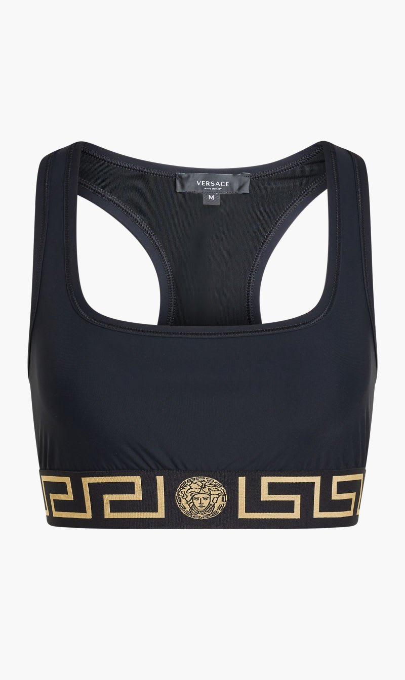 

Versace Black Sport Bra Lycra Matt for Women | The Deal Outlet