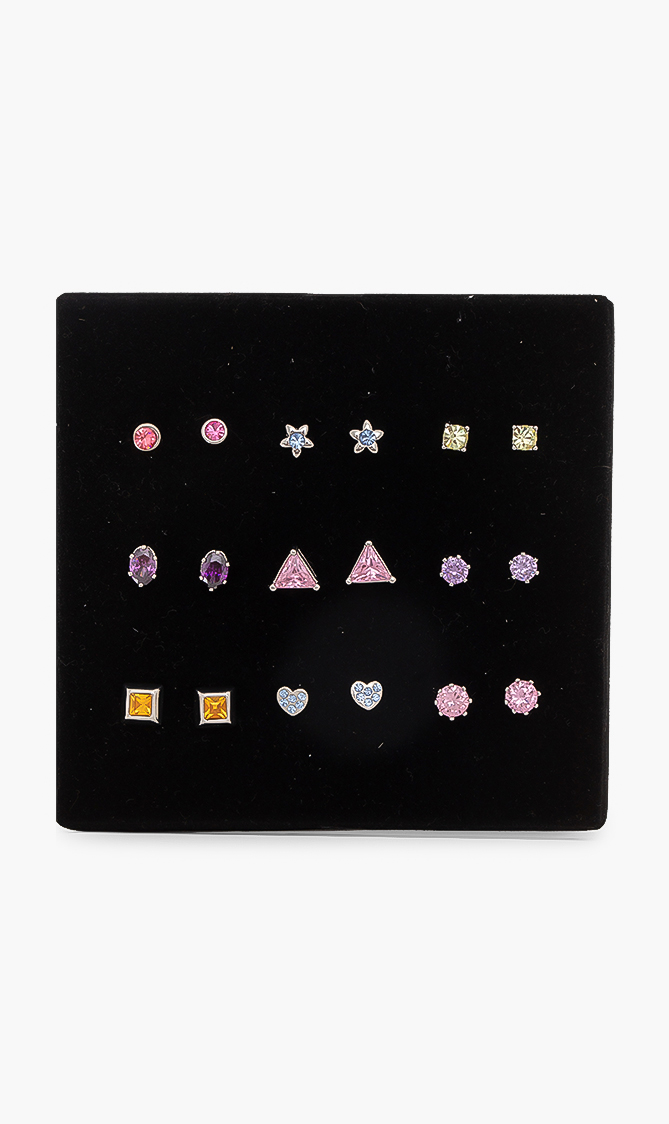 

Time Design 9 Stone Earrings Set