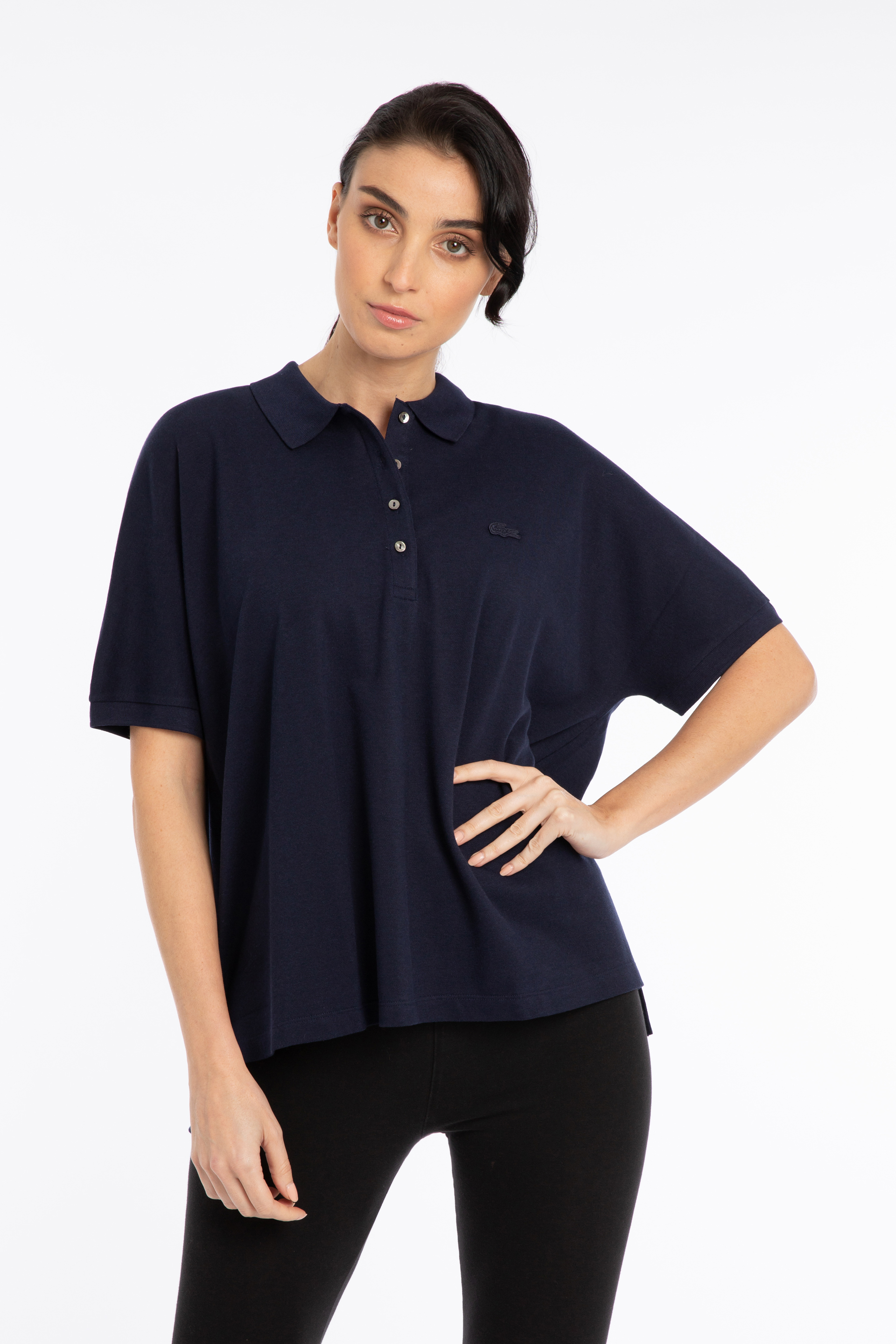 

Lacoste Relax Fit Flowing Stretch Cotton Polo Shirt
