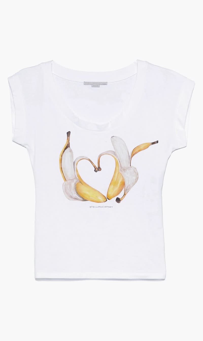 

Stella Mc Cartney White Banana T-shirt for Women | The Deal Outlet