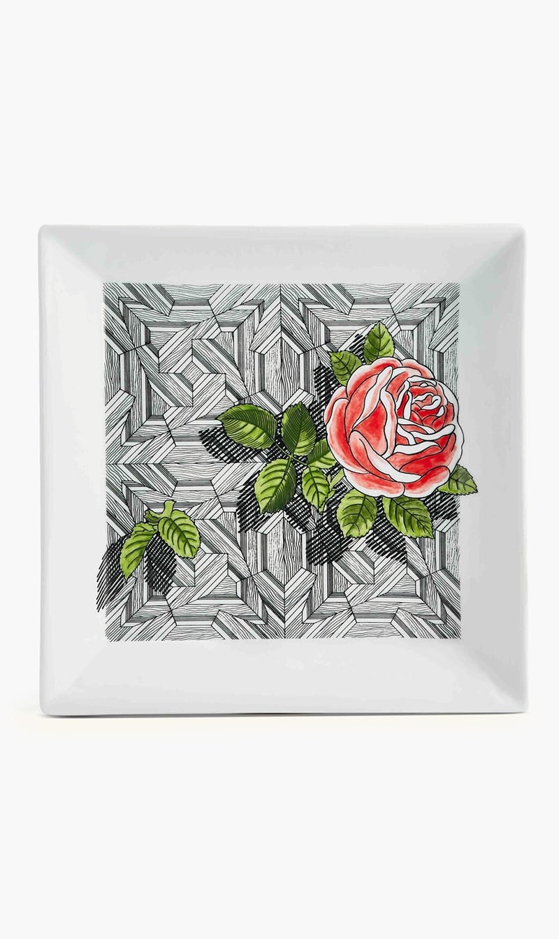 

Fornasetti Others Fst Square Plate 20x20 Musciarabia | The Deal Outlet