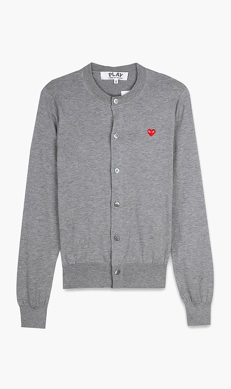 

Invader Heart Cardigan, Grey
