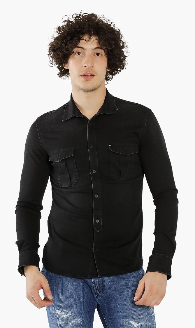 

Stretch Denim Shirt