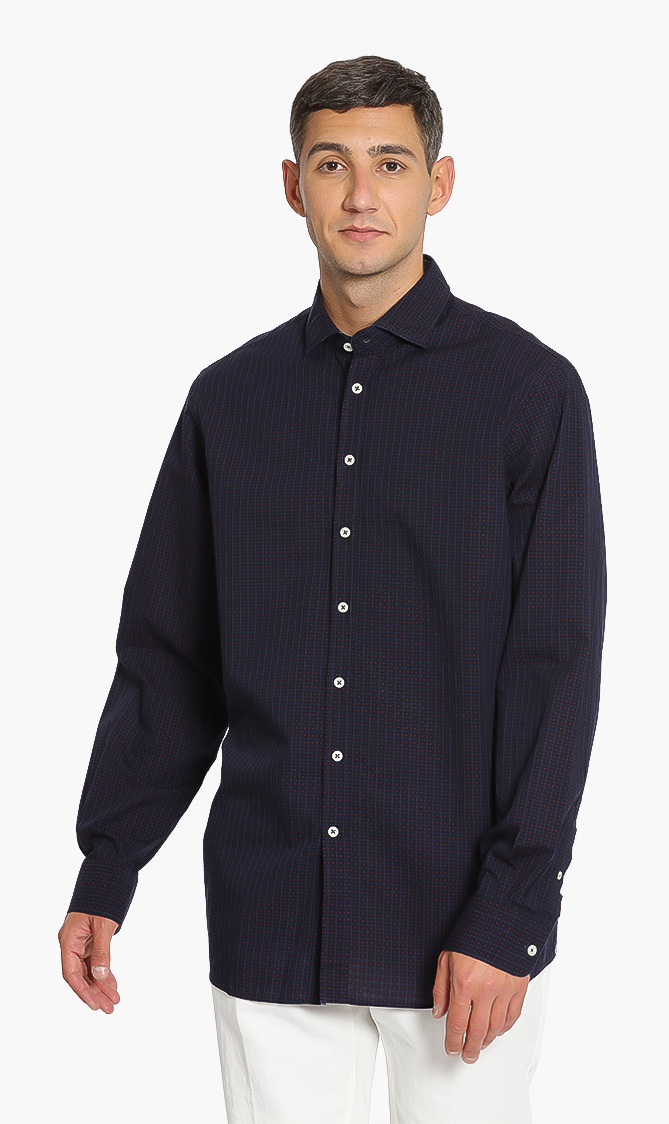 

Hackett London Ink Dobby Mt Kent Classic Fit Shirt
