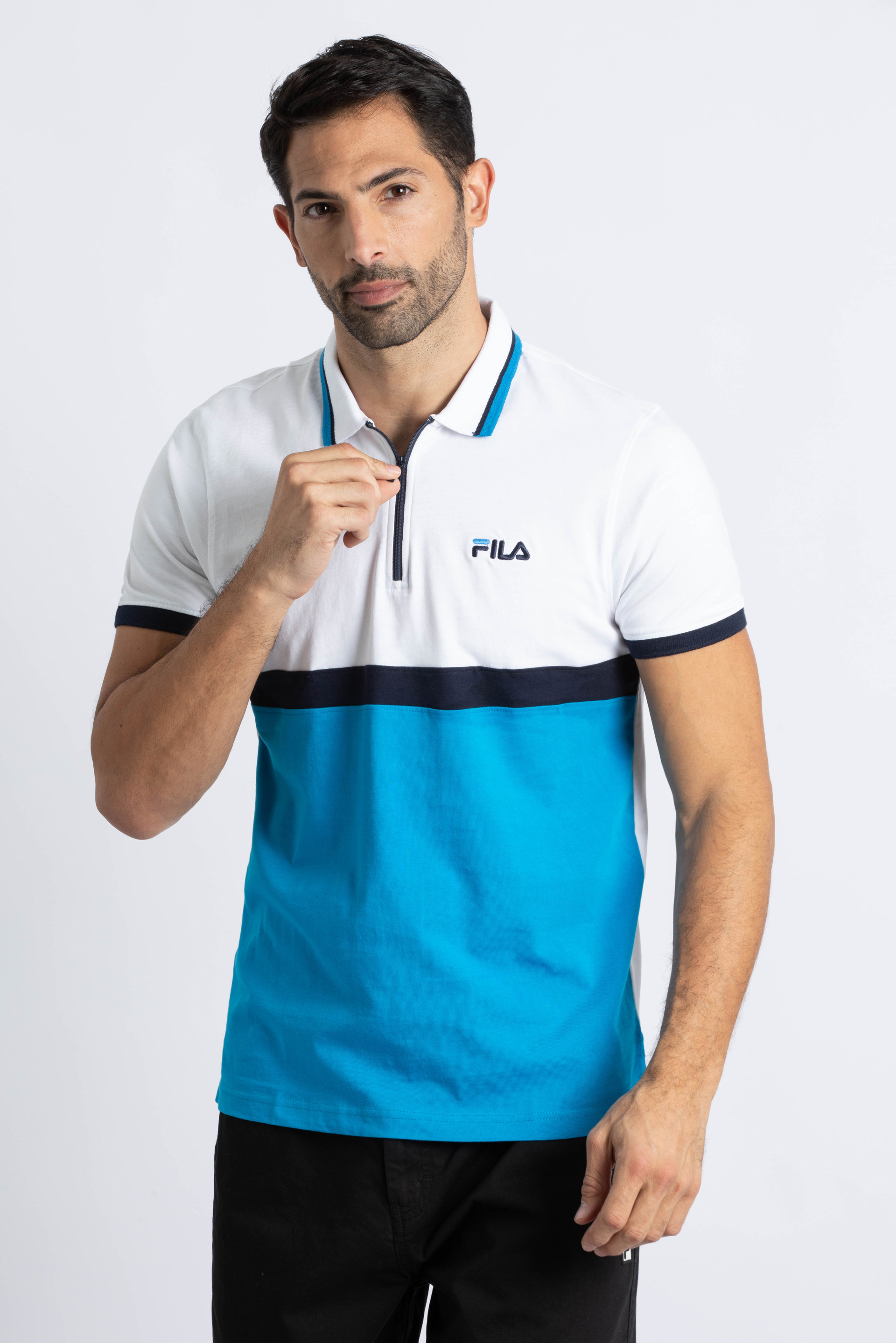

Fila Gavin Colour Block Polo Shirt