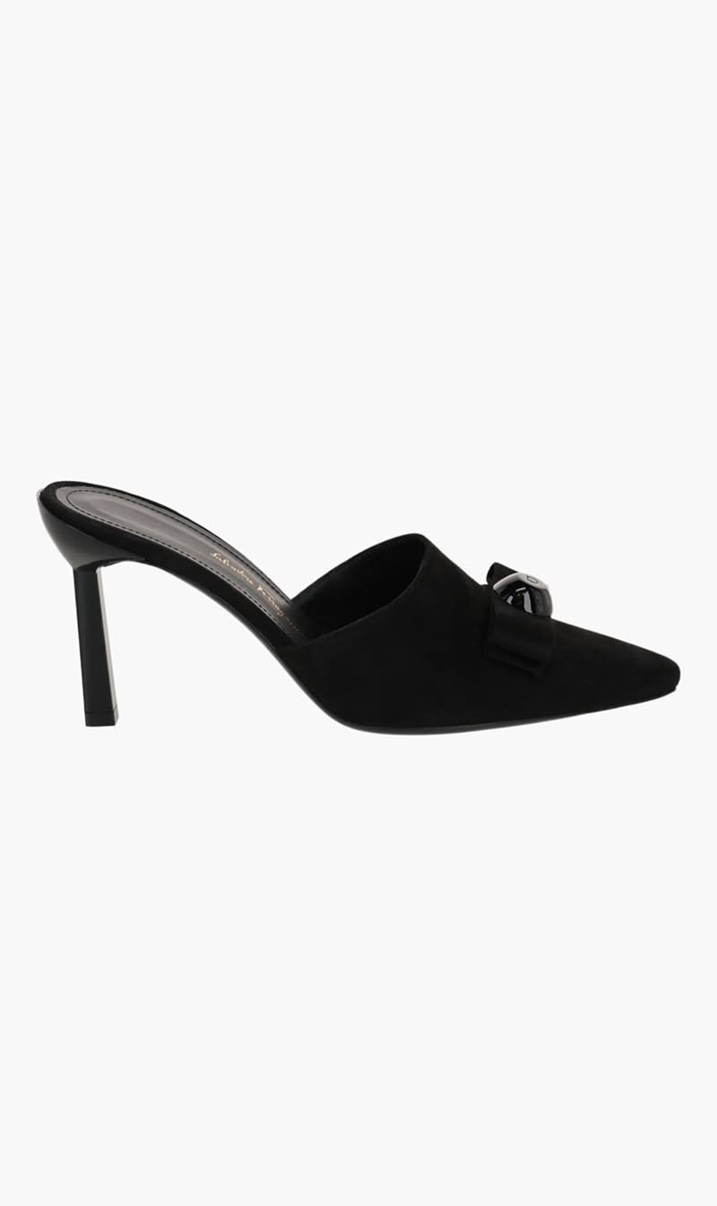 

Salvatore Ferragamo Black Kara Heels for Women | The Deal Outlet