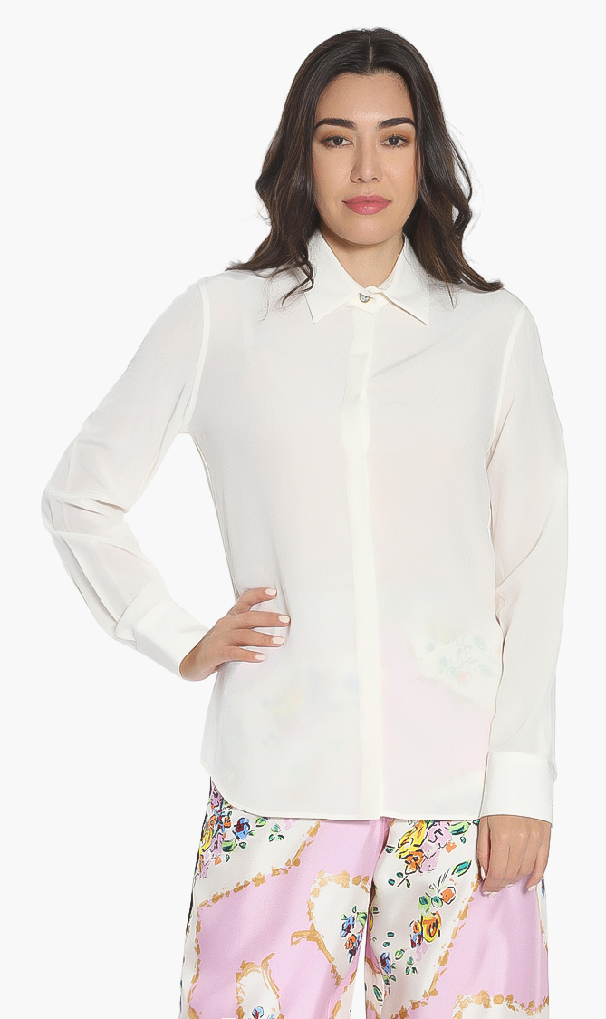 

SALVATORE FERRAGAMO Plain Long Sleeves Shirt
