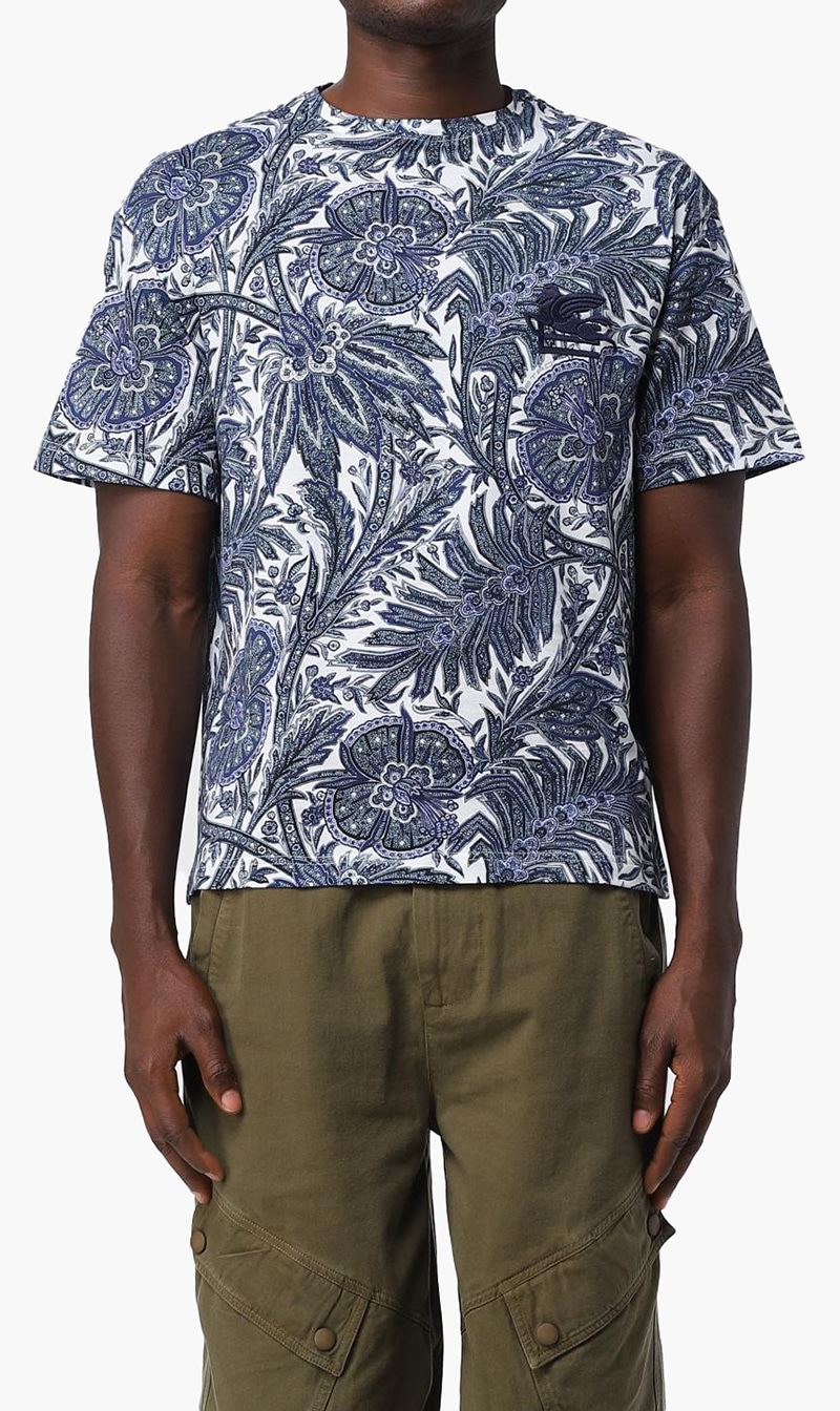 

Etro Blue T Shirt Jersey for Men | The Deal Outlet