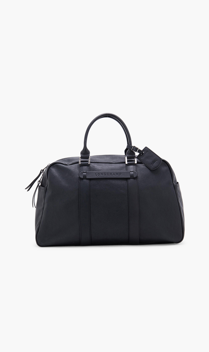 

Longchamp Leather Weekender Bag