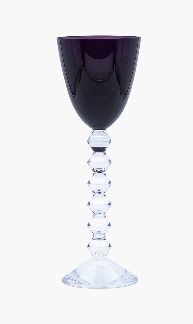 

BACCARAT Vega Rhine Wine Glass Amethyst