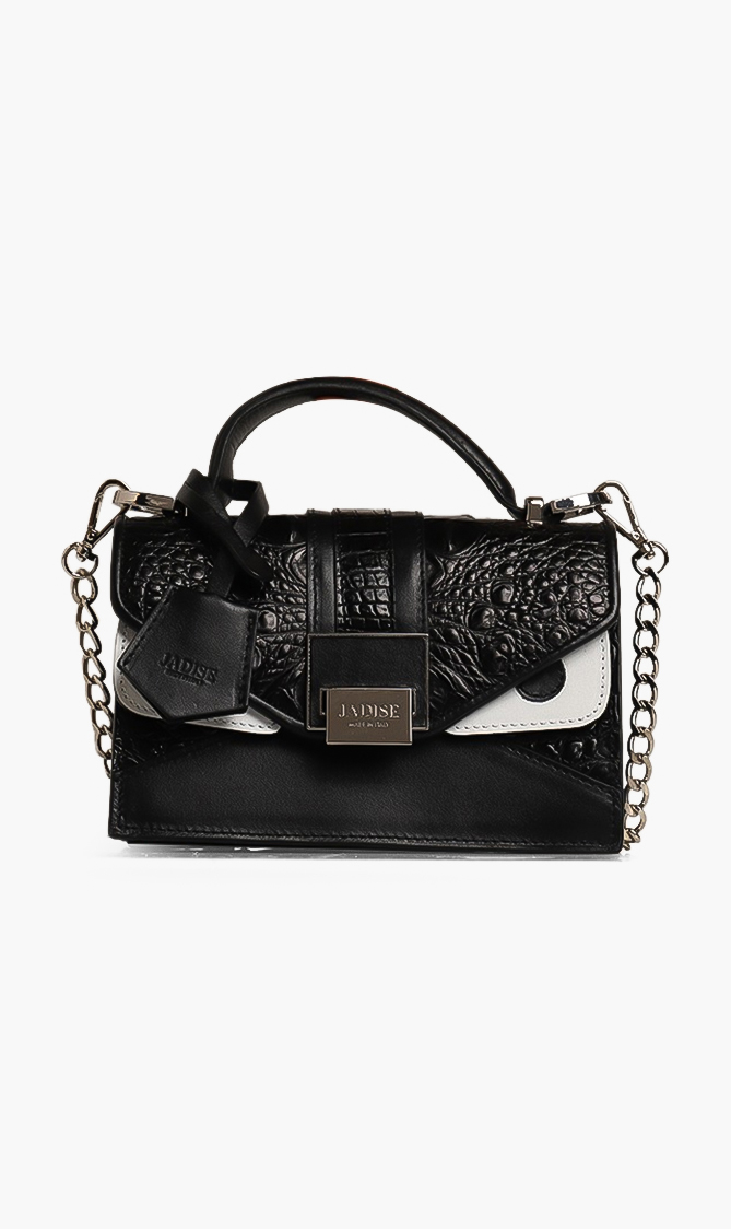 

Jadise Cartella Mini Leather Crossbody Bag