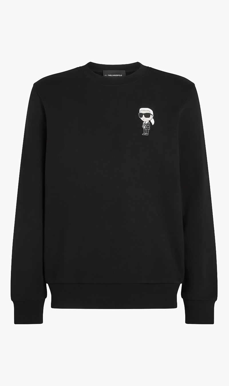 

Karl Lagerfeld Black Ikon Karl Sweatshirt for Men | The Deal Outlet