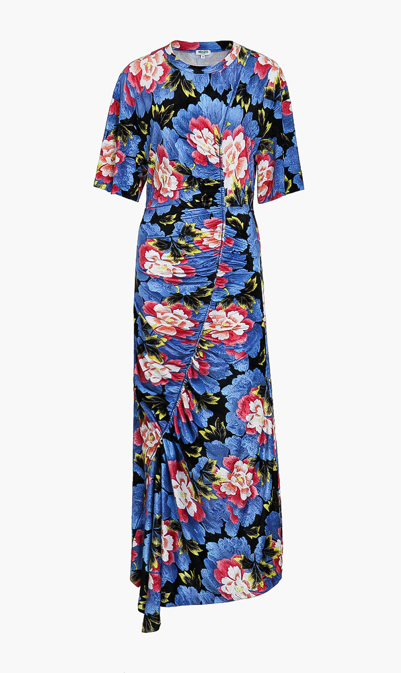

Floral Dress, Blue