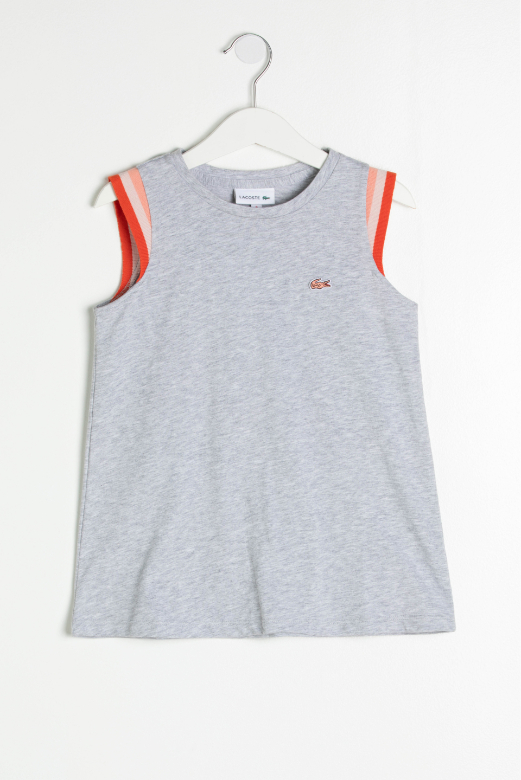 

LACOSTE Colorblock Cotton Piquã© Top