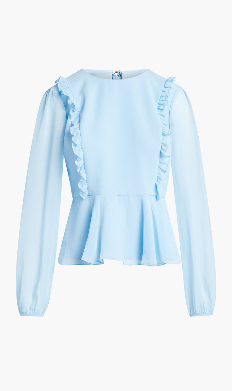 

Mikael Aghal Topsshirts, Blue