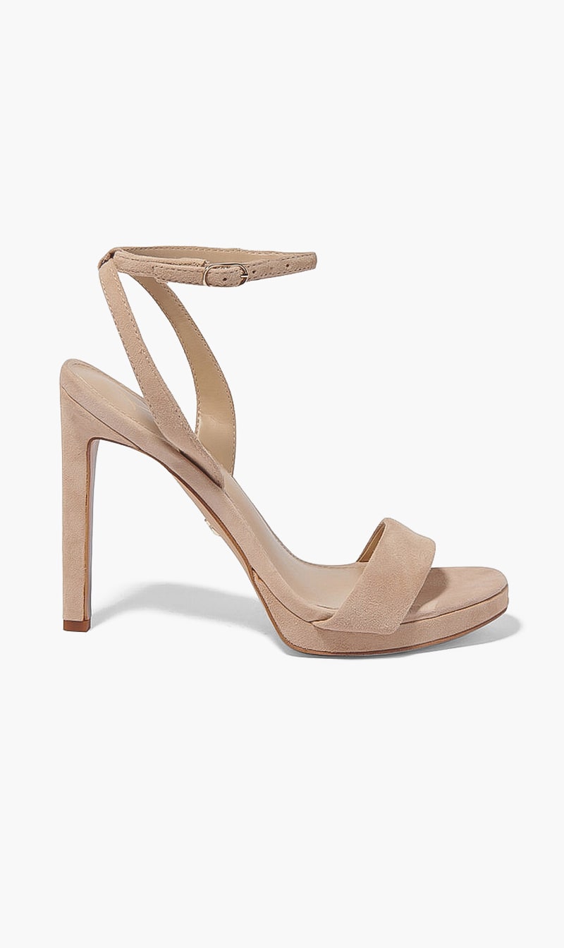 

Jade Leather Sandals, Beige