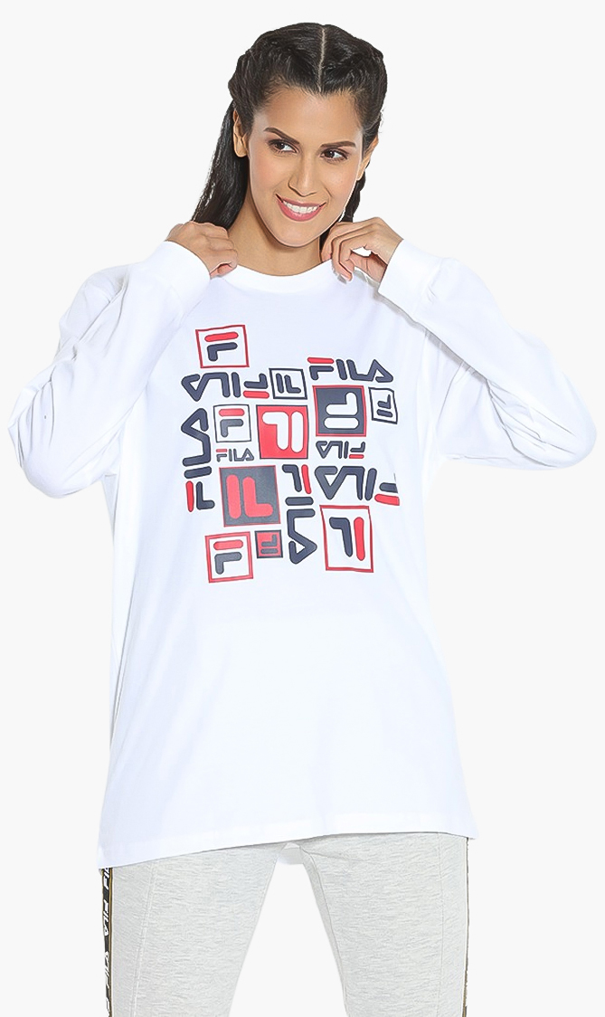 

Fila Divya Logo Skater T-shirt