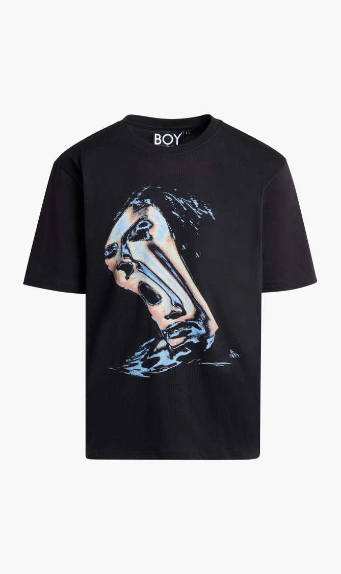 

Warped Scream Tshirt, Black