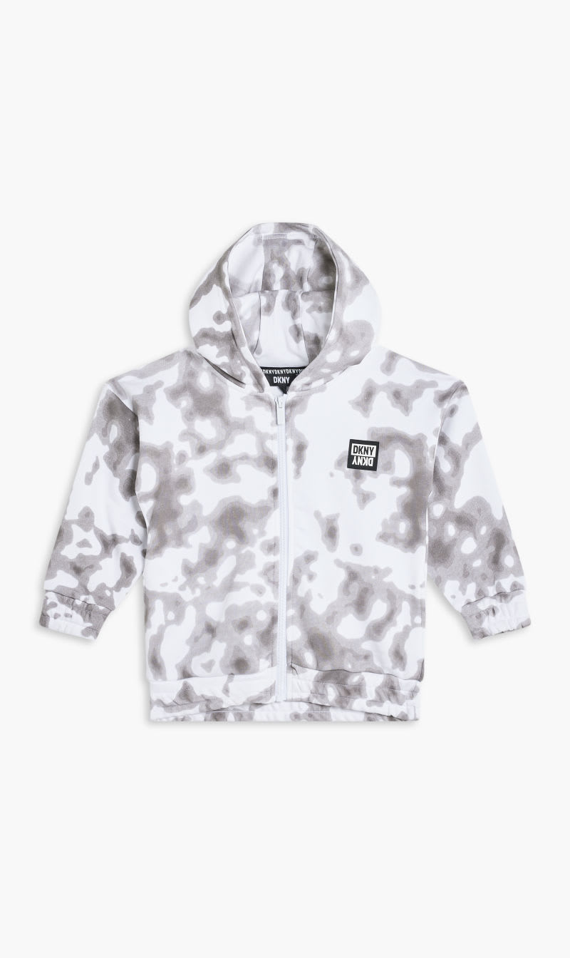 

Dkny White Hooded Cardigan for Boys | The Deal Outlet