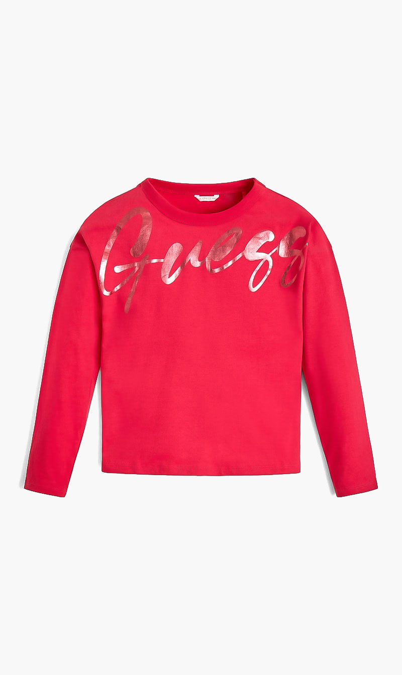 

Round Neck Logo Tshirt, Pink