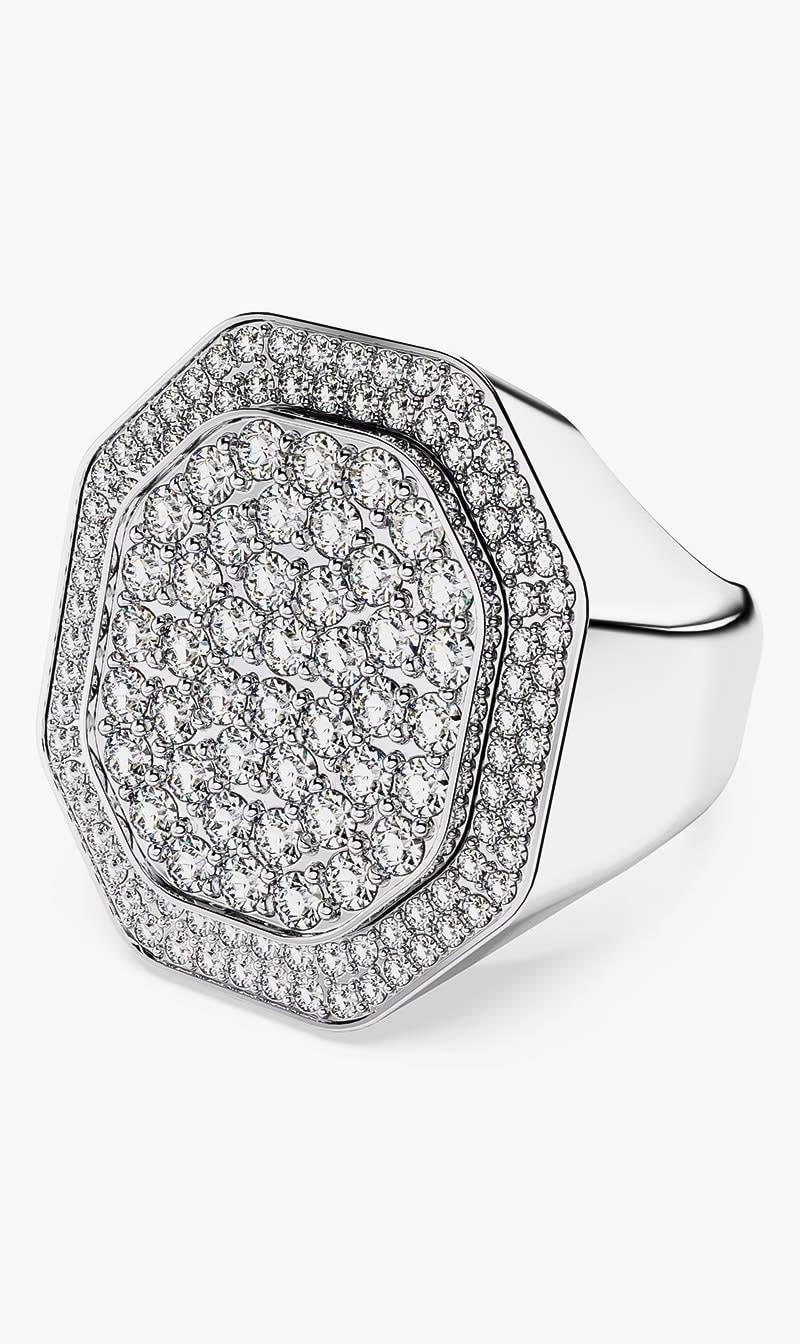 

Swarovski Others Sjc Dextera Ring Signet Cre/rhs 52 Mm for Women | The Deal Outlet