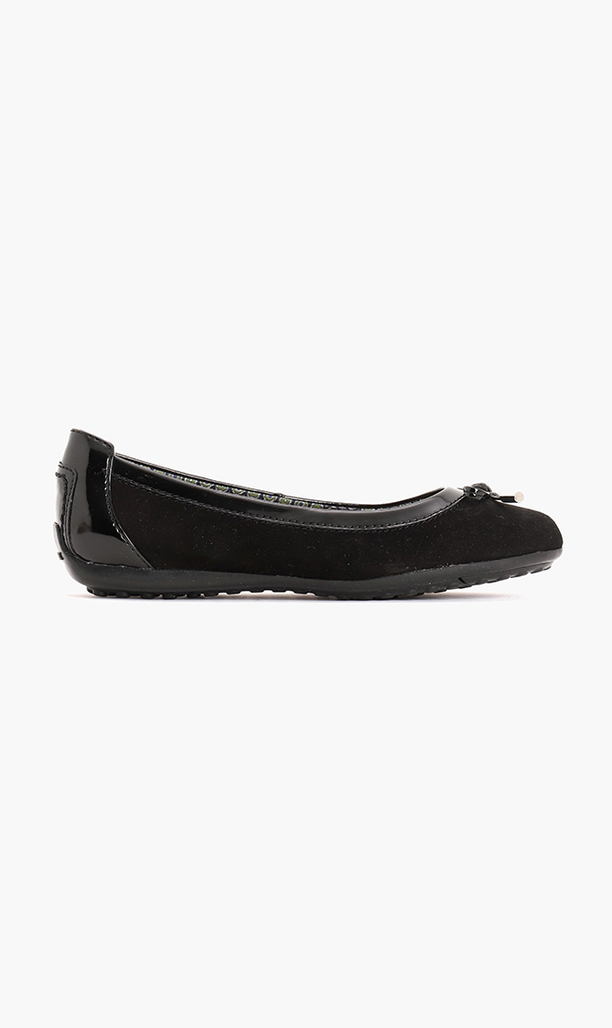 

Geox Black Piuma Suede Ballerina for Women | The Deal Outlet