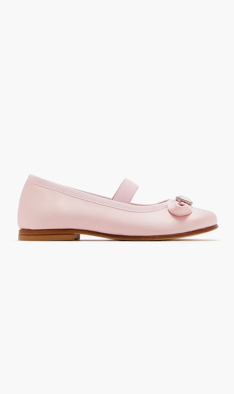 Andrea Wazen Pink Amira Ballerinas for Girls