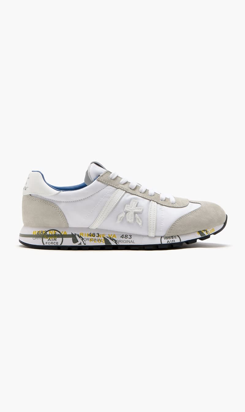 

Premiata White Lucyd Heritage Sneakers for Women | The Deal Outlet
