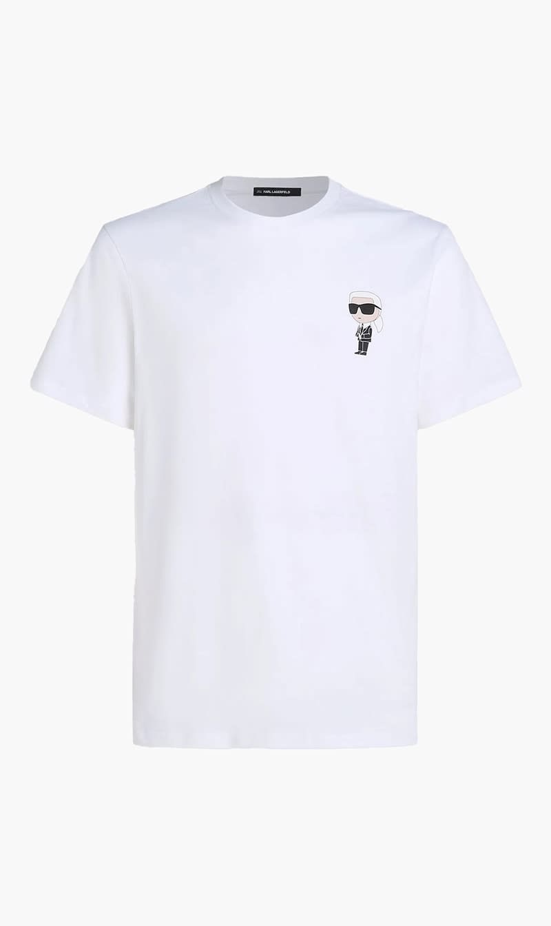 

Karl Lagerfeld White Ikon Karl T-shirt for Men