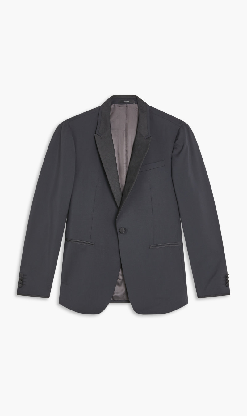 

Tailored Fit Evening Suit, Black