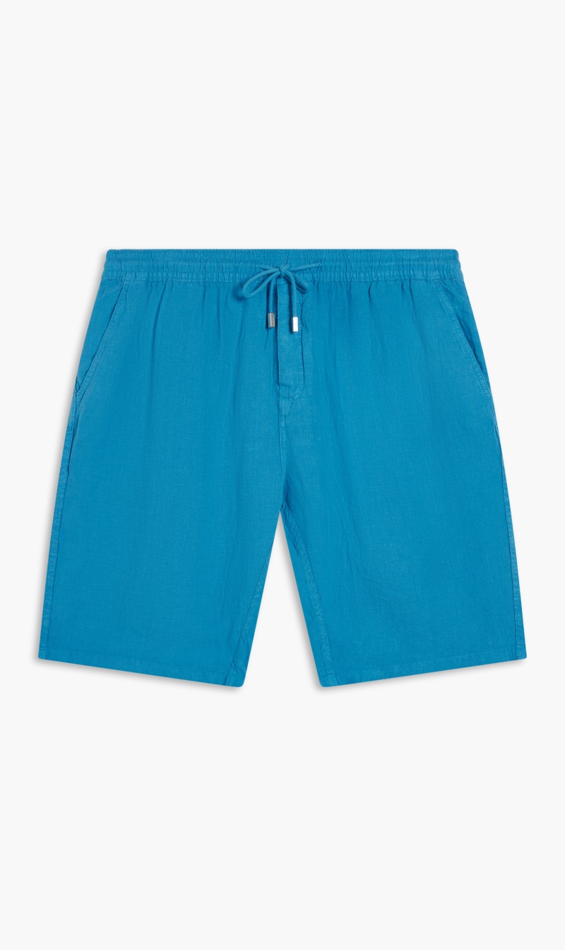 

Vilebrequin Brown Solid Linen Bermuda for Men | The Deal Outlet