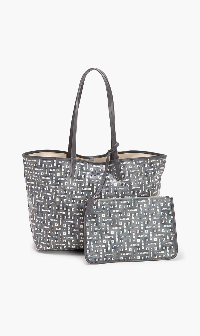 

Lacoste Monogramme Coated Cotton Canvas Tote Bag