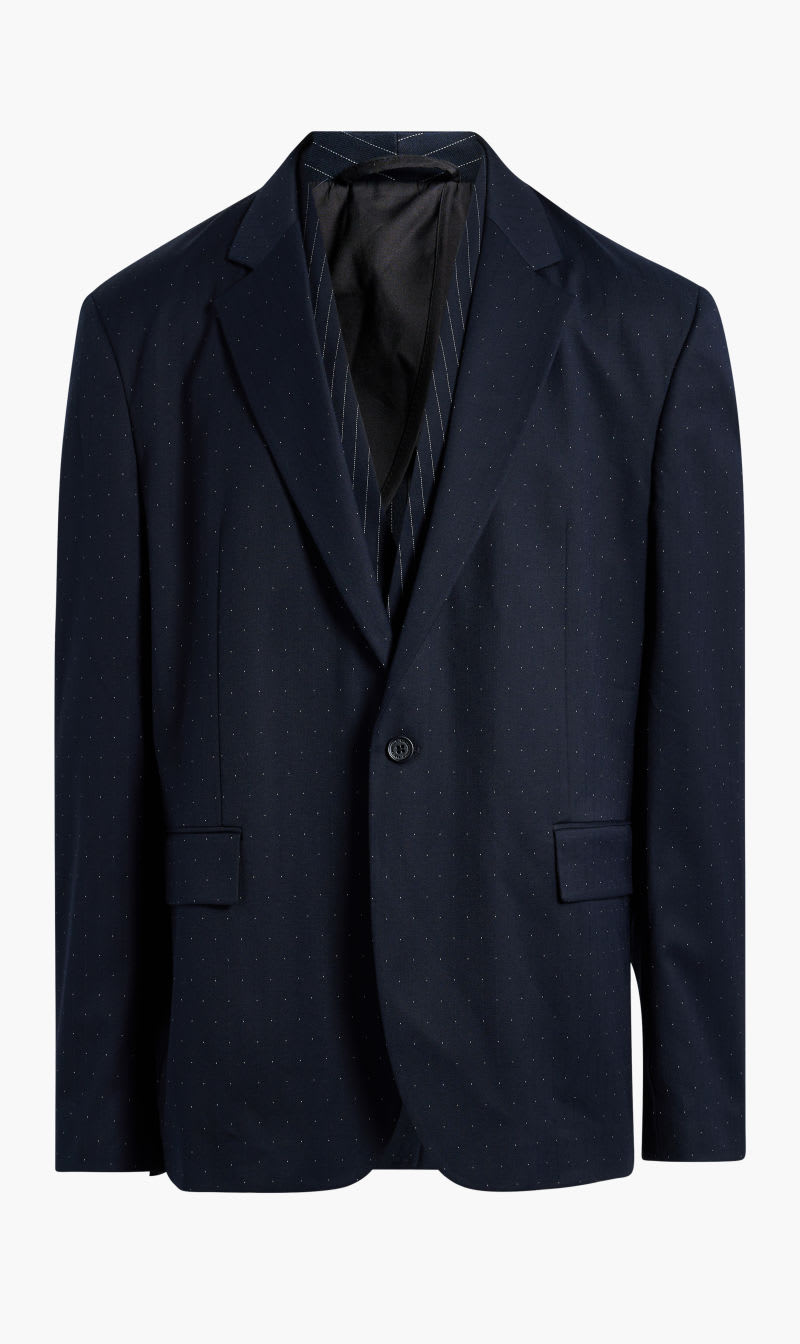 

Karl Lagerfeld Blue Polka Dot Blazer for Men | The Deal Outlet