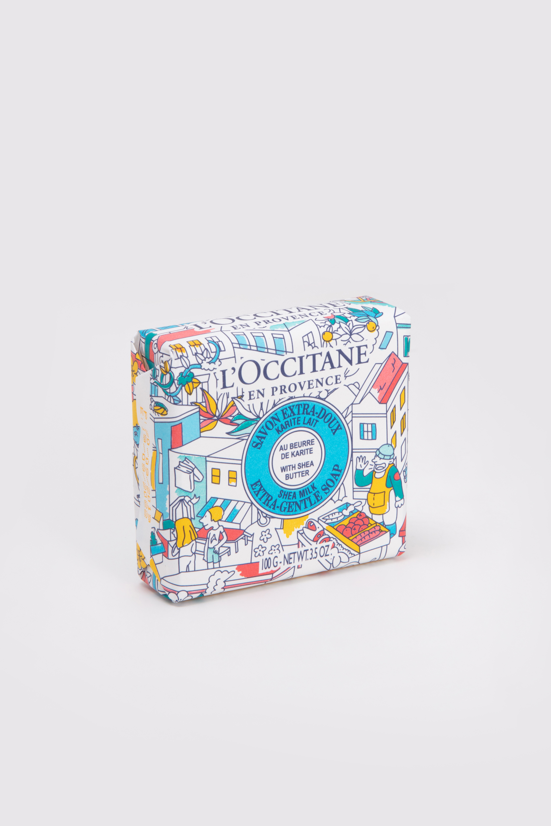 

L'occitane Shea Butter Milk Extra-gentle Soap, 100g