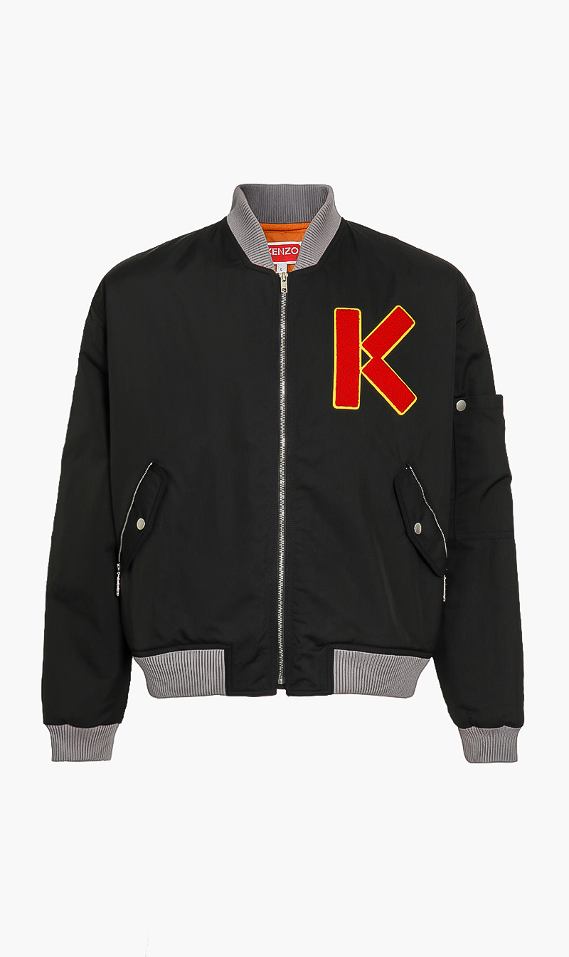 

Branding Bomber Jacket, Black