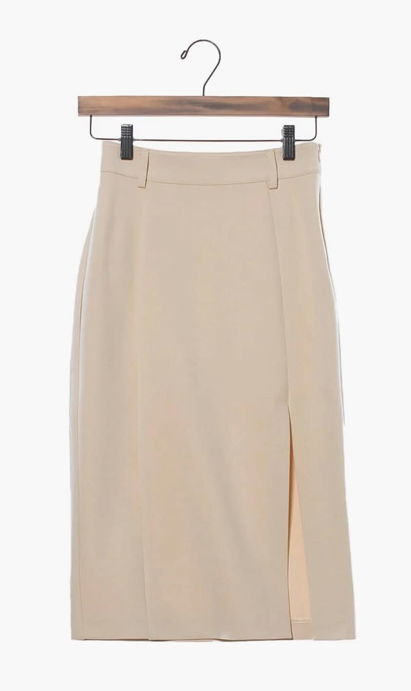 Beige United Colors Of Benetton Pink Midi Pencil Skirt for Women