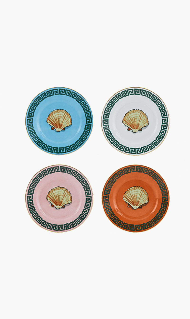 

Ginori 1735 Il Viaggio Di Nettuno Mix Of 4 Flat Bread Plates