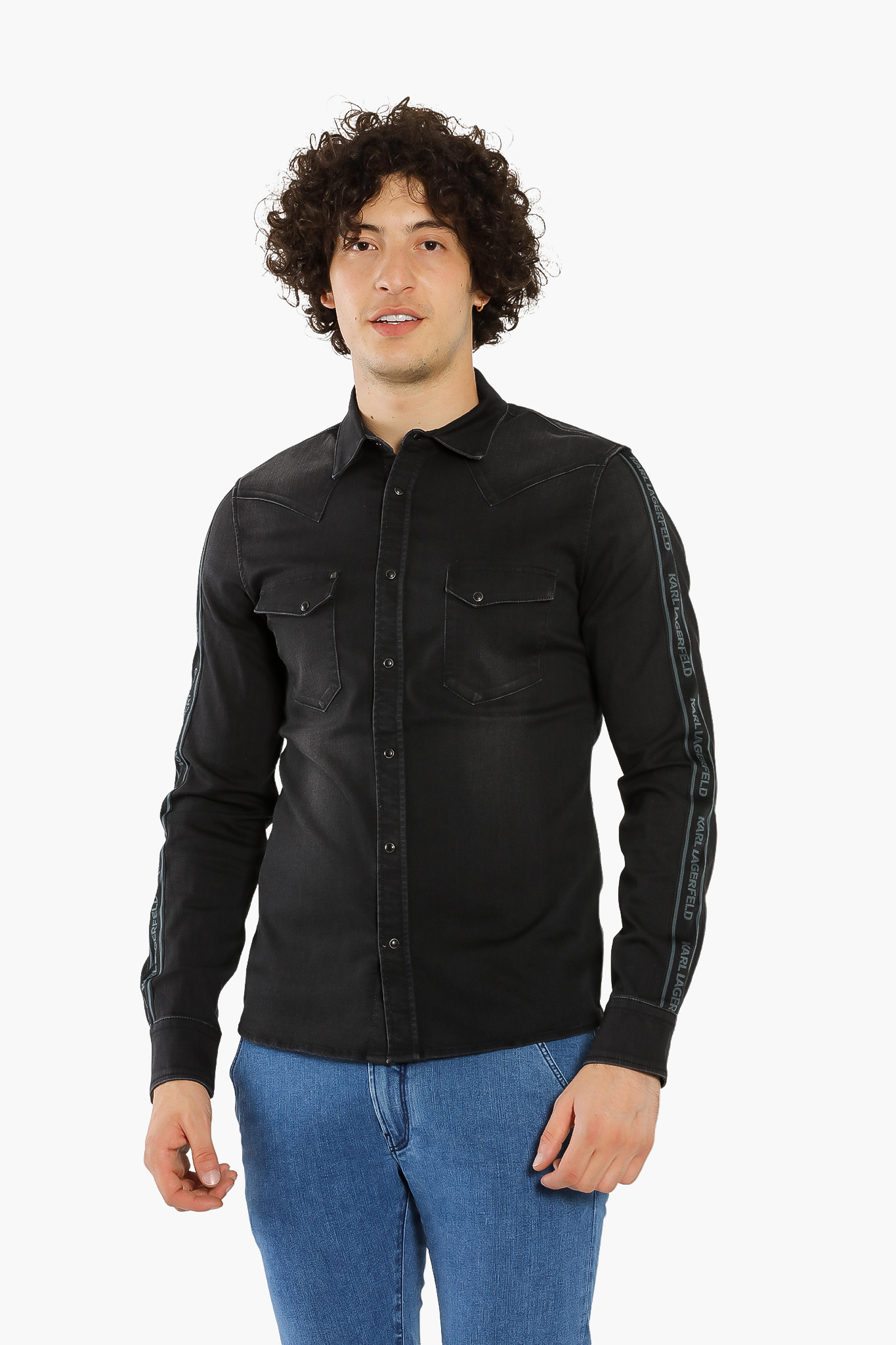 

Stretch Denim Shirt