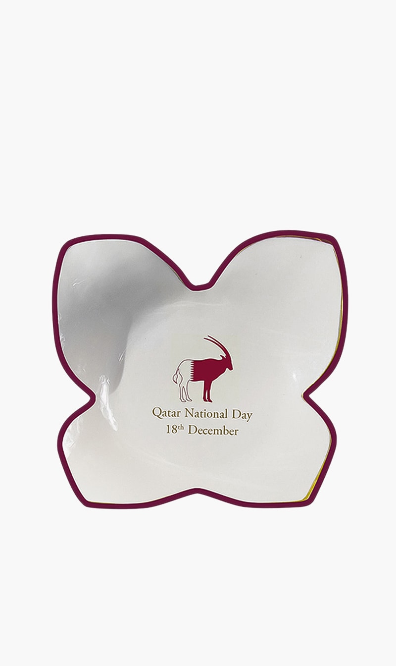 

Small Butterfly Dish, White